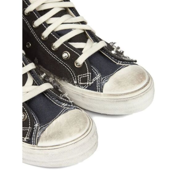 Maison Margiela Women High-Top Sneakers With A Worn-Look Finish